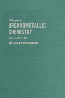 Advances in organometallic chemistry. 16. Molecular rearrangements /