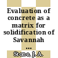 Evaluation of concrete as a matrix for solidification of Savannah River plant waste : [E-Book]