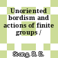 Unoriented bordism and actions of finite groups /