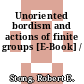 Unoriented bordism and actions of finite groups [E-Book] /