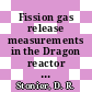 Fission gas release measurements in the Dragon reactor core 5, 6 and 7 charve V : [E-Book]