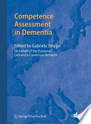Competence Assessment in Dementia [E-Book] /