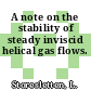 A note on the stability of steady inviscid helical gas flows.