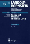 Energy and structure of nuclear levels. Subvol. B. Z = 37 - 62 /