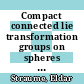 Compact connected lie transformation groups on spheres with low cohomogeneity, I [E-Book] /
