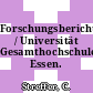 Forschungsbericht / Universität Gesamthochschule Essen. 1986/88.