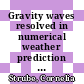 Gravity waves resolved in numerical weather prediction products /