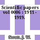 Scientific papers vol 0006 : 1911 - 1919.