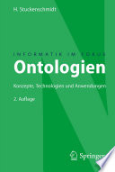 Ontologien [E-Book] : Konzepte, Technologien und Anwendungen /