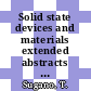 Solid state devices and materials extended abstracts of the conference. 0017 : Tokyo, 25.08.1985-27.08.1985.