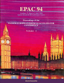 European particle accelerator conference 0004 vol 0001 : EPAC 1994 vol 0001 : London, 27.06.94-01.07.94.