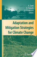 Adaptation and Mitigation Strategies for Climate Change [E-Book] /