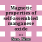 Magnetic properties of self-assembled manganese oxide and iron oxide nanoparticles : spin structure and composition /