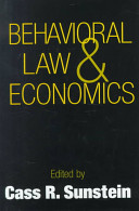 Behavioral law and economics /