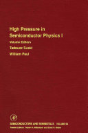 High pressure in semiconductor physics. 1 /