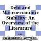 Debt and Macroeconomic Stability: An Overview of the Literature and Some Empirics [E-Book] /