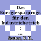 Das Energiesparprogramm für den Industriebetrieb : Tagung : Essen, 11.03.81-11.03.81.