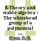 K-Theory and stable algebra : The whitehead group of a polynomial extension : Corrections to differential topology from the point of view of simple homotopy theory and further remarks /
