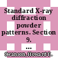 Standard X-ray diffraction powder patterns. Section 9. Data for 63 substances /