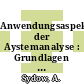 Anwendungsaspekte der Aystemanalyse : Grundlagen der Modellierung und Simulation: Jahrestagung. 0007: ausgewählte Beiträge : Rostock, 12.12.78-14.12.78.