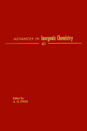 Advances in inorganic chemistry. 41.