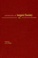 Advances in inorganic chemistry. 40.