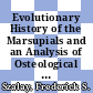 Evolutionary History of the Marsupials and an Analysis of Osteological Characters [E-Book] /