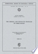 The General and Restricted Problems of Three Bodies [E-Book] : Course Held at the Department of General Mechanics September 1973 /