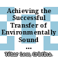 Achieving the Successful Transfer of Environmentally Sound Technologies [E-Book]: Trade-related Aspects /