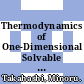 Thermodynamics of One-Dimensional Solvable Models [E-Book] /
