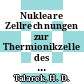Nukleare Zellrechnungen zur Thermionikzelle des ITR [E-Book] /