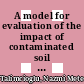 A model for evaluation of the impact of contaminated soil on groundwater [Microfiche] /