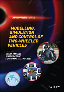 Modelling, simulation and control of two-wheeled vehicles [E-Book] /
