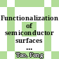 Functionalization of semiconductor surfaces / [E-Book]