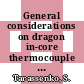 General considerations on dragon in-core thermocouple accuracy : [E-Book]