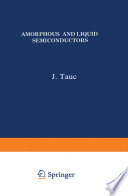 Amorphous and Liquid Semiconductors [E-Book] /