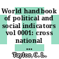 World handbook of political and social indicators vol 0001: cross national attributes and rates of change.
