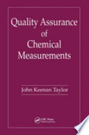 Quality assurance of chemical measurements