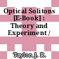 Optical Solitons [E-Book] : Theory and Experiment /