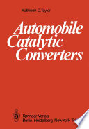 Automobile Catalytic Converters [E-Book] /