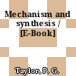 Mechanism and synthesis / [E-Book]