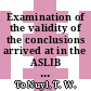 Examination of the validity of the conclusions arrived at in the ASLIB Cranfield research project. Two papers on thesaurus construction : [a study made on behalf of the FID/CR Committee on Classification Research] : the language of term relation designations in subject access vocabularies : the specific-to-general see reference in thesaurus construction /