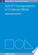 AdS/CFT correspondence in condensed matter [E-Book] /