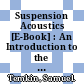 Suspension Acoustics [E-Book] : An Introduction to the Physics of Suspensions /