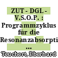 ZUT - DGL - V.S.O.P. : Programmzyklus für die Resonanzabsorption in heterogenen Anordnungen /