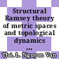 Structural Ramsey theory of metric spaces and topological dynamics of isometry groups [E-Book] /