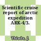 Scientific cruise report of arctic expedition ARK-4/3.