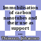 Immobilisation of carbon nanotubes and their use as support for cobalt Fischer-Tropsch synthesis catalysts /