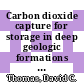 Carbon dioxide capture for storage in deep geologic formations : results from the CO₂ capture project [E-Book]