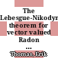 The Lebesgue-Nikodym theorem for vector valued Radon measures [E-Book] /